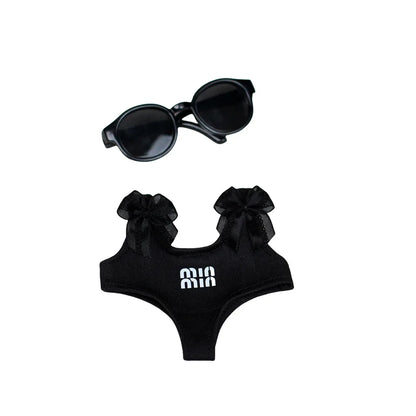 Labubu Clothes Summer Swimsuit, Sunshine Beach Swimsuit, Labubu Accessories, Trendy Fashion Clothing (No Dolls)