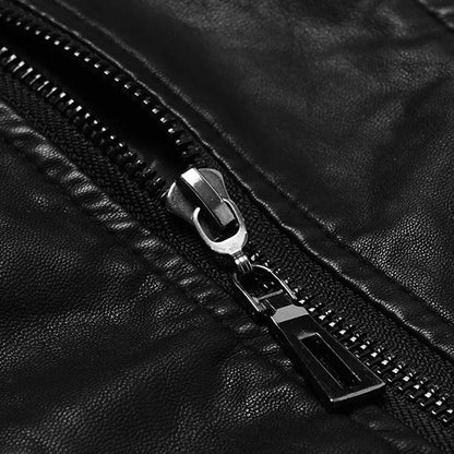 Fashion New Women's Leather Jacket Bright Colors Black Motorcycle Coat Short Faux Leather Biker Jacket Soft Jacket Female