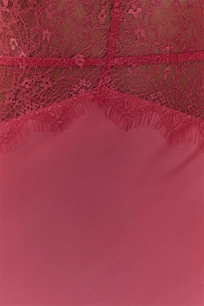 Mozision Summer Backless Sexy Maxi Dress Women Gown Patchwork Lace Halter Deep V Neck Sleeveless High Waist Elegant Long Dress