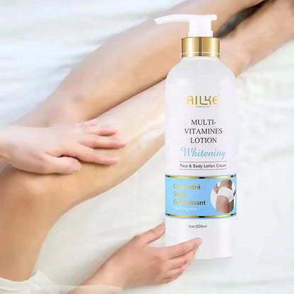 AILKE Natural Multi-Vitamin Lightening Skin Care Kit, Moisturizes, Even Toning, Remove Blemishes, Clean & Soothing Skin