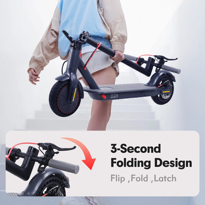 Mankeel 30KM Electric Scooter Adults 350W Foldable Electric Kick Scooter 8.5 Inch APP 10.4AH Folding E-scooter Dual Brake System