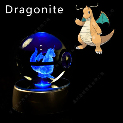 EtherealBe Pokemon 3D Crystal Ball Night Light