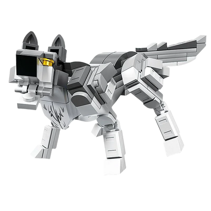 Creative Animal Models MOC Building Blocks Giraffe Lion Wolf Children DIY Assembled Brick Toys for Boy Birthday Christmas Gifts