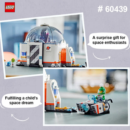 LEGO 60439 Space Science Lab CITY series 560pcs Buiding Blocks Model Kit DIY Toys For Boys Girl Children Gift ages 6+