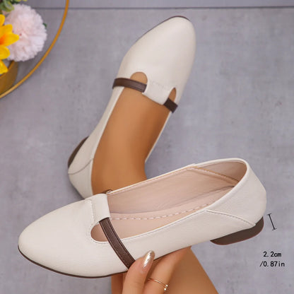 Women's Shoes 2024 Hot Sale Shallow Women's Flats Fashion Pointed Toe Dail Flats Women High Quality Plus Size Flat Low Heels