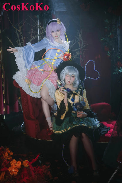 CosKoKo Komeiji Koishi Cosplay Touhou Project Costume Elegant Gorgeous Sweet Formal Dress Halloween Party Role Play Clothing New