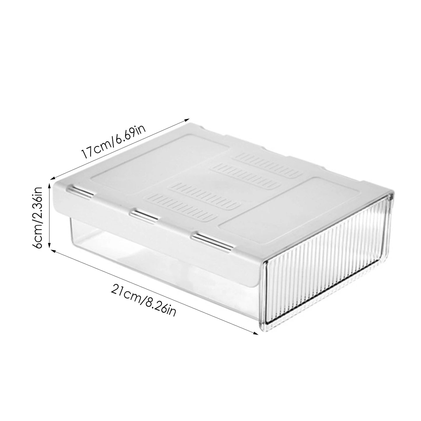 Under Desk Storage Drawers Hiddens Mounted Desk Drawer Attachable Slide-out Drawer Self-Adhesive Under Desk Drawer