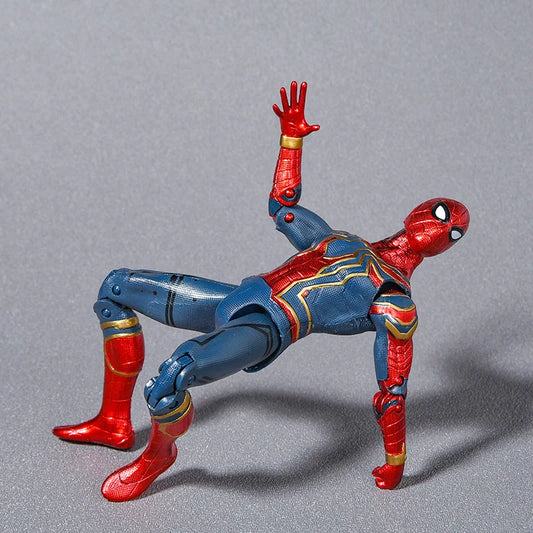 Marvel Spiderman Characters Avengers Heroes Joint Movable Model Figurine Children's Charm Birthday Festival Christmas Gift Toys