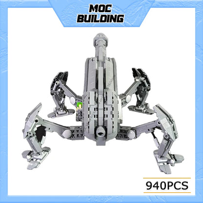 MOC Building Blocks Space Movie Series Cannon Battle Robot Model DIY Assemble Bricks Creative Toys Collection Display Xmas Gifts