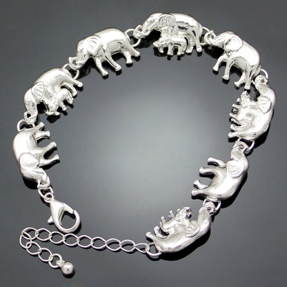 Women's Mythology Fairytale Bracelets Beads Charms Mermaid Seahorse Link Chain Crystal Bangle Armband Aesthetic Jewelry Vintage