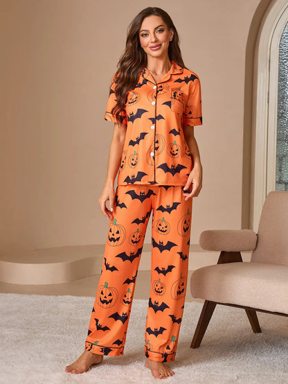 Women's Pajamas Set Pijama Pajama Sets Sleepwear Women's Home Clothes Woman Halloween Womens Suit Sleep Lounge Underwear