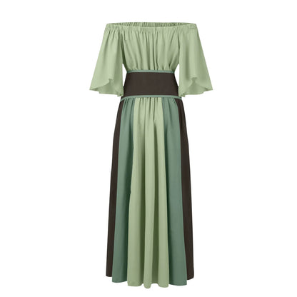 New Medieval Costume for Women Halloween Corset Gothic Renaissance Dress Plus Size Flare Sleeve Ball Gown Cosplay Clothes