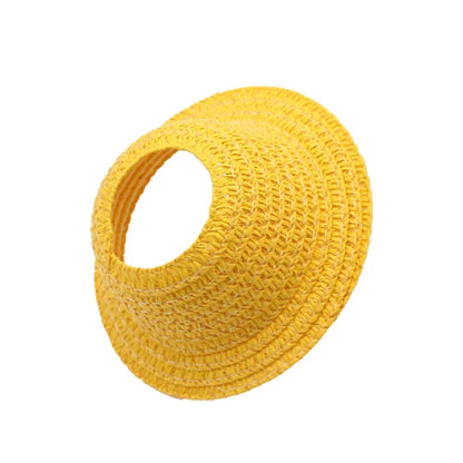 Labubu Ropa V1V2 Colorful Hollow Top Straw Hat Outdoor Labubu Clothes Accessories