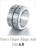 Vintage Spinner Rings Jewelry For Women Finger Ring women's Rings Trend Rotatable Lotus Anti Stress Buddhism Ring Anillos Mujer