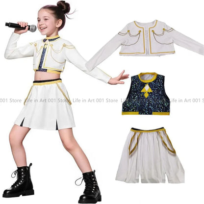 EtherealBe Kids Demon Hunter Cosplay Outfit for Girls