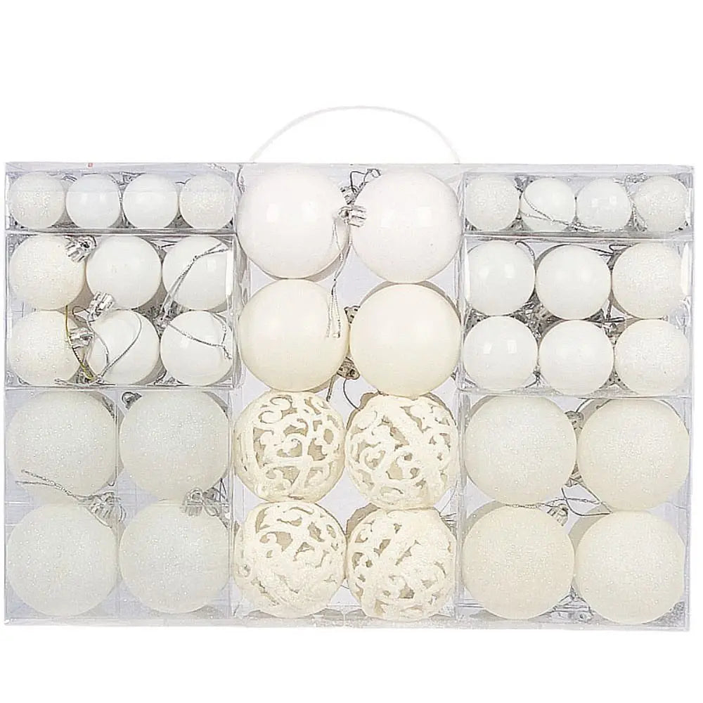 100pcs Christmas Decor Tree Xmas Balls Party Wedding Ornament Party Supplies Xmas Ornament Ball Xmas
