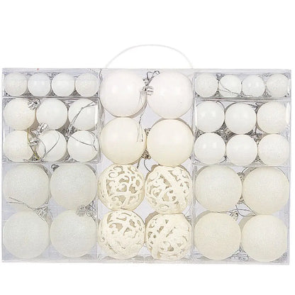 100pcs Christmas Decor Tree Xmas Balls Party Wedding Ornament Party Supplies Xmas Ornament Ball Xmas