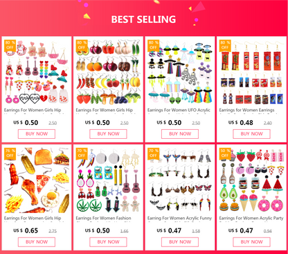 Colorful assortment of Halloween earrings for women with spooky and festive designs