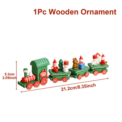 Christmas Train Merry Christmas Decorations For Home 2025 Cristmas Ornament Xmas Navidad Noel Gifts Happy New Year 2025 Decor