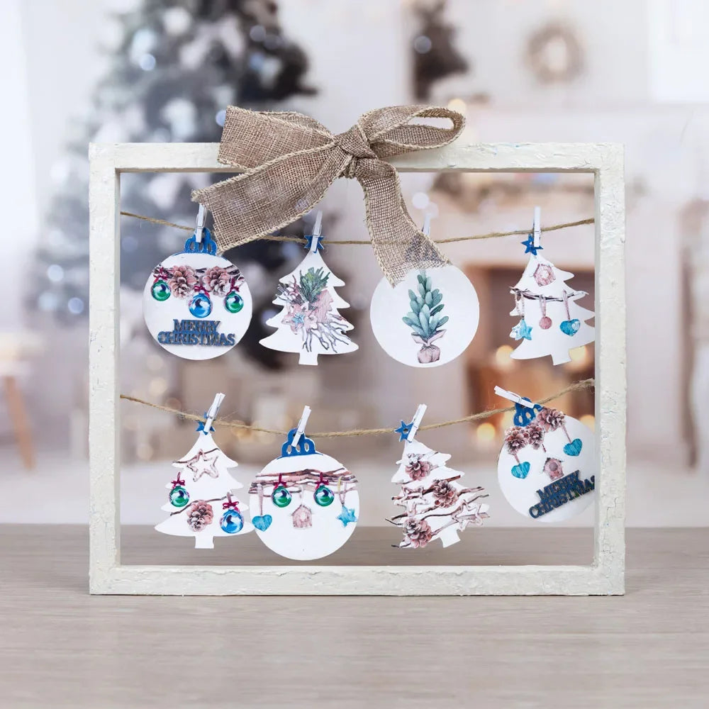 Christmas Characters  craft metal cutting dies mold  strips sheet scrapbook paper craft knife mold blade punch stencils dies