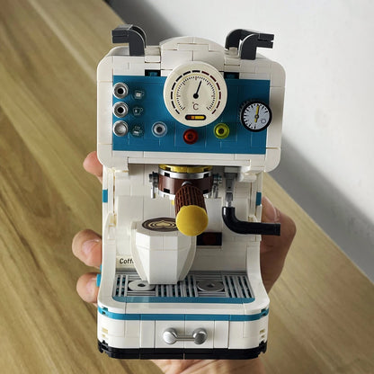 Retro Bread & Coffee Machine Building Block Set - Creative  Toy, Adult Simulation Model Coffee Gift, Unique Gift for Men & Women