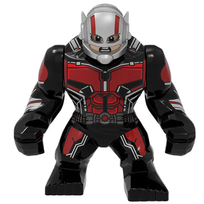 Building Blocks Marvel Transformation Figures Big Goblin Spiderman Iron Man Venom Captain Hawk Deadpool Technic Armor Gift Toys