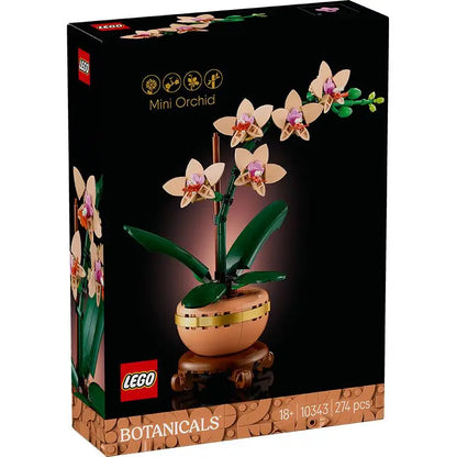 Lego 10343 Elegant Orchid Office Flowers Children Adult Everlasting Bouquet Assembled Building Blocks Toy Gift