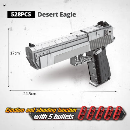 ZKZC WW2 Military Weapon Shotgun Sniper Rifle Assault Rifle Building Block City Police Pistol Brick Children Toys Gifts