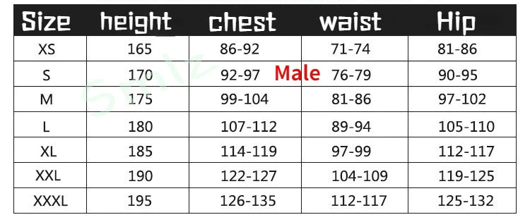 EtherealBe Wednesday Addams cosplay dress for women size chart showing XS to XXXL height chest waist hip measurements