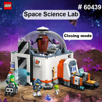 LEGO 60439 Space Science Lab CITY series 560pcs Buiding Blocks Model Kit DIY Toys For Boys Girl Children Gift ages 6+