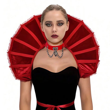 EtherealBe Gothic Renaissance Stand Cloak Collar Costume