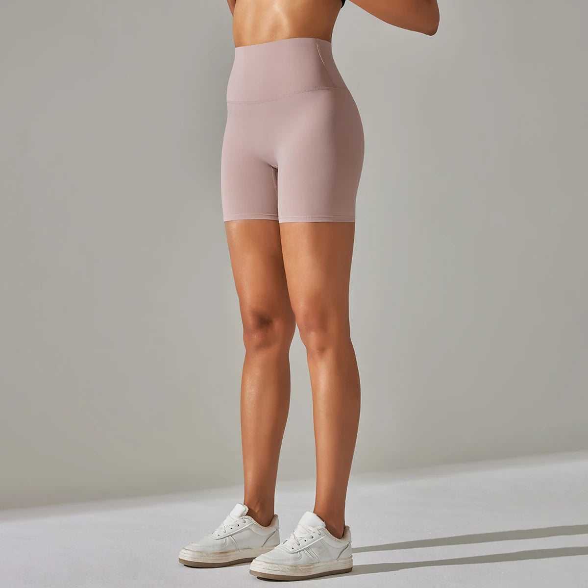 Summer Women Yoga Shorts Naked Feel Sports Shorts  Fitness Tights High Waist Gmy Running Push Up Clothes Workout Cycling Shorts