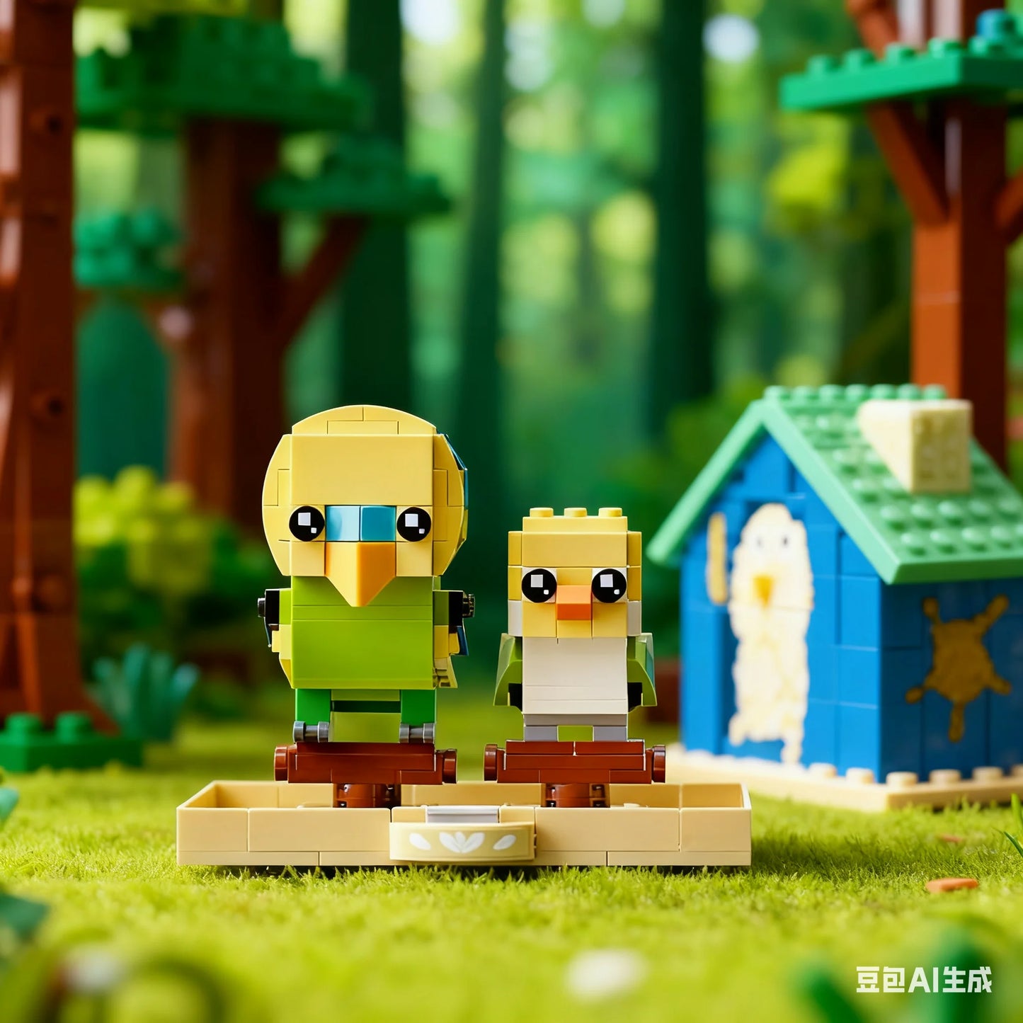 Lego Block Square Head Series 40367 40378 40421 40443 Statue of Liberty Square Children's Toy Gifts