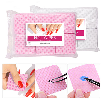Nail Polish Remover Wipes Nail Cleaning Pads, Non Woven Nail Pads For Women Girl Beauty Salon