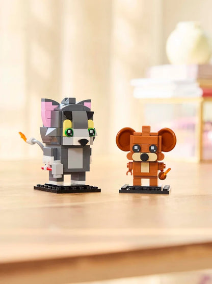 Lego 40793 Tom and Jerry Square Head Series 2025 New Children's Educational Building Blocks