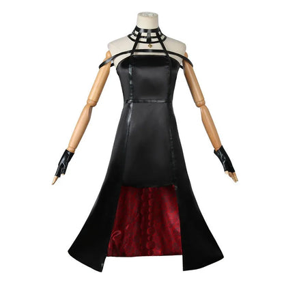 Yor Forger Cosplay costume Headband  Elastic Thigh Stockings Tights Highs Wig Earrings  Yor Forger dress full set for Comic Con