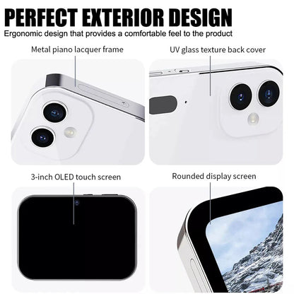 New 4K Digital Camera Night Vision Triple Lens 3Inch HD 64MP Touch Screen Entertainment Digital Camera OTG Transmission 3600mAh