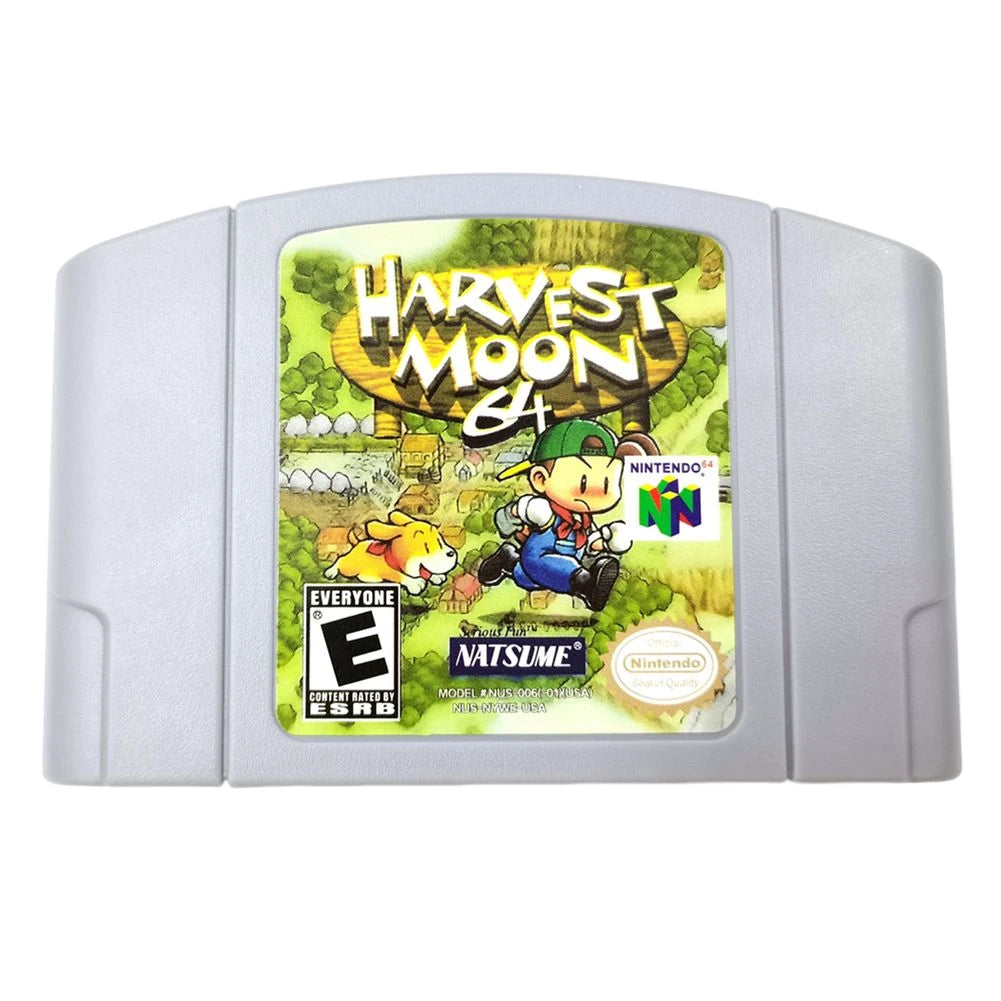 64 Bit Video Game Console US Version Toys Game Collection Cartridge N64 Series Kart Party Super Smash Bros Bad Fur Day