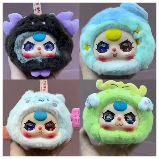 Baby Three Twelve Constellations Plush Blind Box Tide Bag Decorative Pendant Mystery Box Kawaii Doll Surprise Toy Christmas Gift