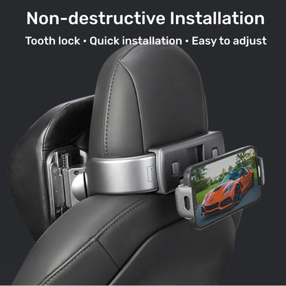 For Tesla Multifunction Adjustable Car Neck Pillow Model Y Model 3 Premium Vehicle Head Rest Support Headrest with Phone Holder