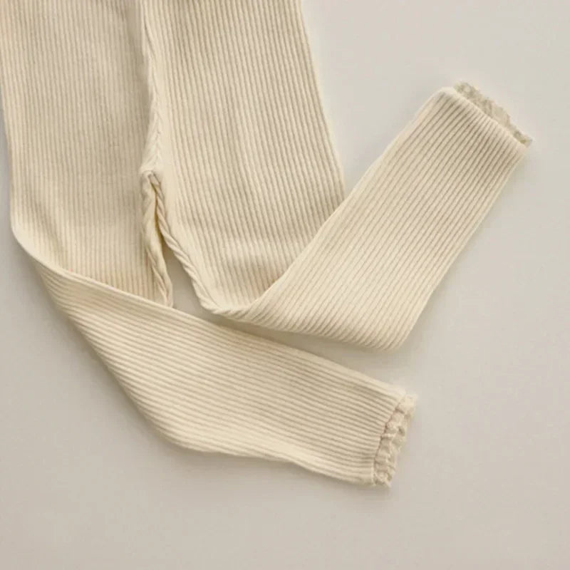 New Infant Patchwork Leggings Cotton Baby Long Pants Toddler Girl Leggings Baby Clothing Autumn Kids Trousers