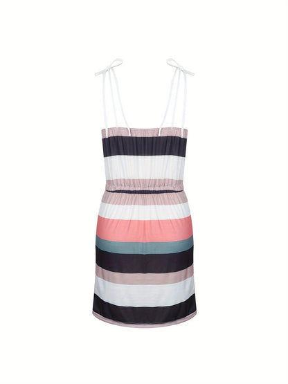 Sleeveless Dress for Women Clothing 2024 Summer Vacation Pullover Beach Sundress Female Korean Fashion Slim Sexy Short Dresse M