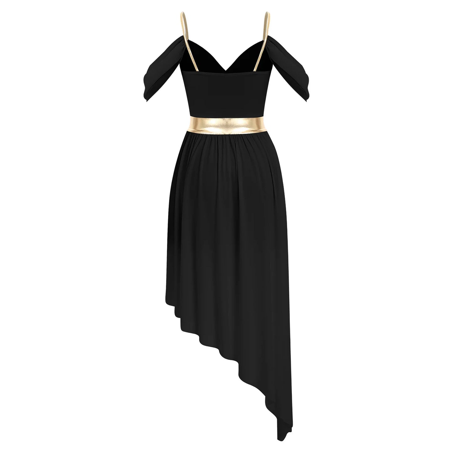 Womens Ancient Greek Costume Halloween Roman Queen Cosplay Dress Metallic Shiny Off Shoulder Sling Carnival Roleplay Dress Up