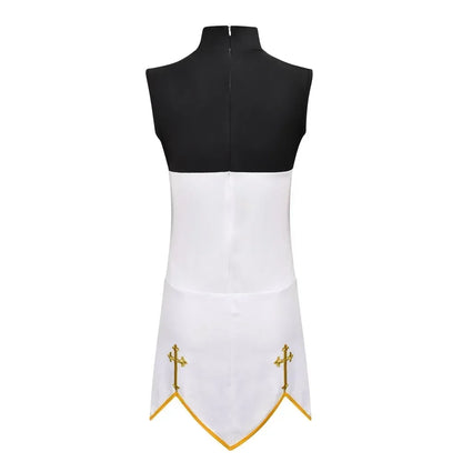 Women's Sexy Nun Cosplay Costume Carnival Halloween Fantasia Fancy Dress