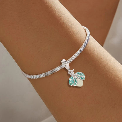 Original 925 Sterling Silver Charms Beads Glowing Luminous Bee Firefly Butterfly Pendant for Bracelet Bangle Charm DIY Jewelry