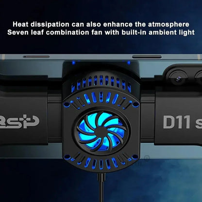 BSP-D11S Stretching Wireless Game Controller For SWITCH/Android/Apple IOS Tablet Gamepad Streaming Handle with Cooling fan