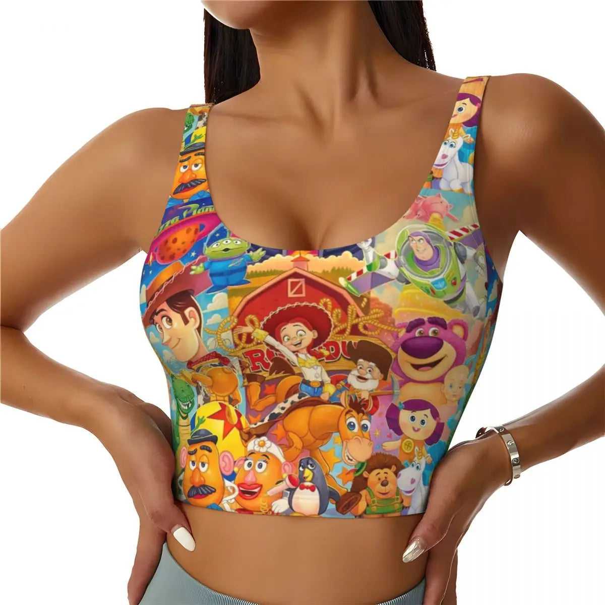 EtherealBe Toy Story Jessie Sports Bra for Women