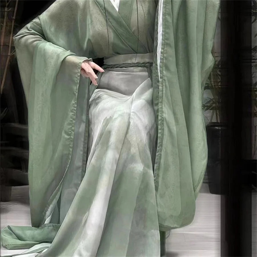Cosplay Costume Ancient Chinese Traditional Women Purple Hanfu Dress Dance Dress Summer Hanfu Wei Jin Dynasty Princess
