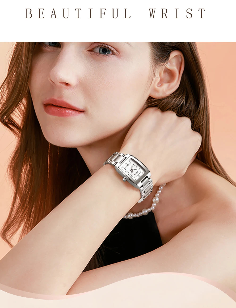 NIBOSI Luxury Ladies Watch Stainless Steel Waterproof Quartz Watch for Woman High Quality Female Clock Elegant Women's Watches