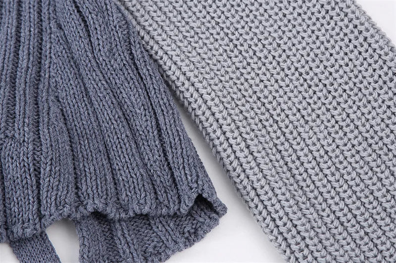 Fashionable Backless Knot Design Knitted Top Women's Autumn Wear Versatile Street Style round Neck Long Sleeve Polyester